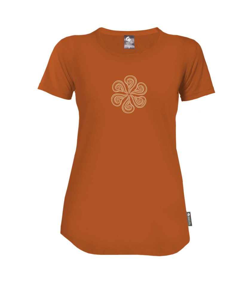 Merino Ladies Fronz Tee. Made in New Zealand